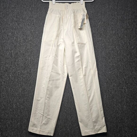 Petites by Fundamental Things Pants - Petites Fundamental Things Vintage Women’s Pants 6 White High Rise NWT 24x28